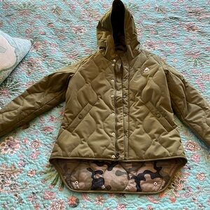 Burton Kiley quilted jacket - snowboard, ski, outdoor activities army green S